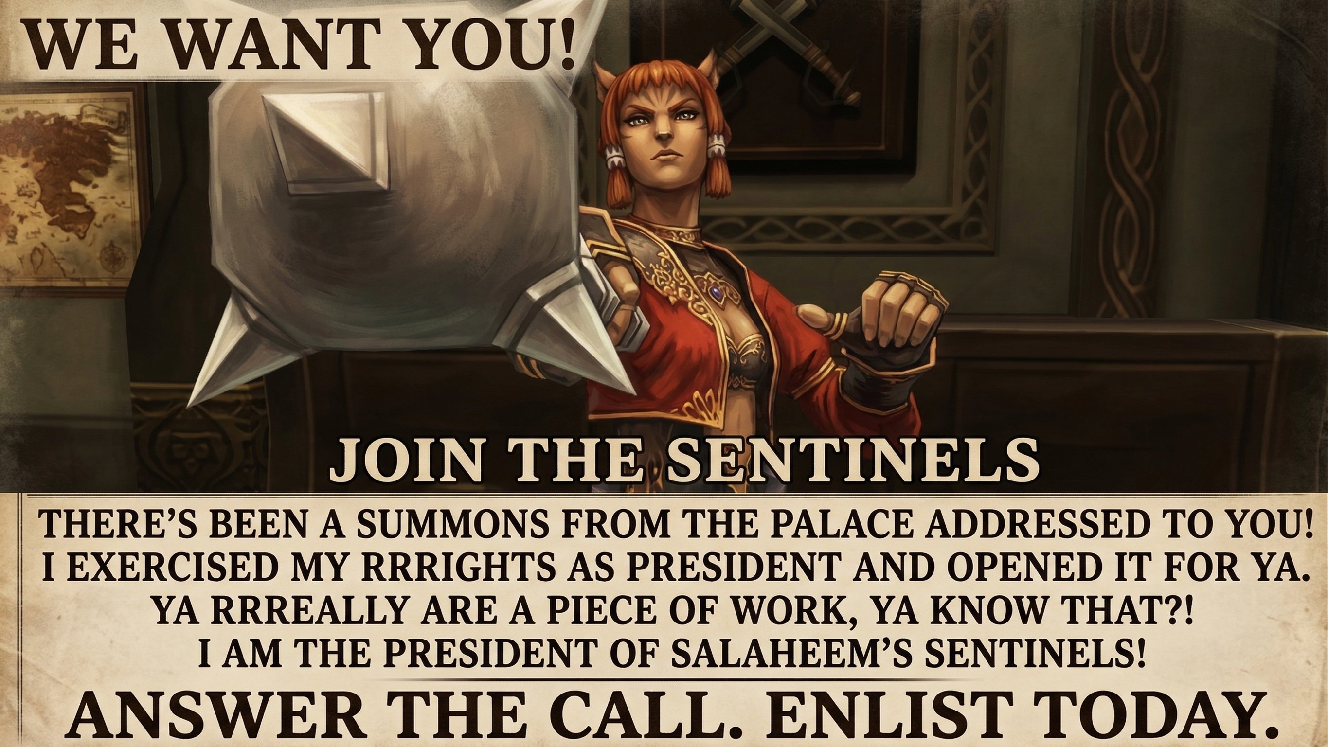 The Sentinels Want You!